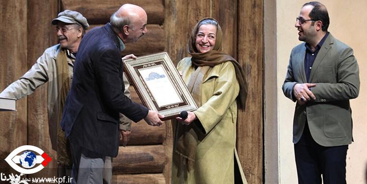 ایرج طهماسب در آیین اهدای جوایز جشنواره قصهگویی